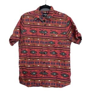 Carbon Men's Aztec Patterned Shirt